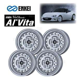 ENKEI エンケイ Al’Vita (SS スパークルシルバー) 7.0J x 16インチ +38 PCD100 4穴 4本セット (ALVITA-B001-SS-4S