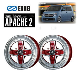 ENKEI GPC APACHE2 (M/R }VjObh) 5.0J x 15C` +45 PCD100 4 2{Zbg (APACHE2-A001-MR-2S
