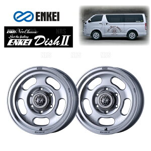 ENKEI GPC ENKEI Dish2/II (M/S }VjOVo[) 6.0J x 15C` +30 PCD139.7 6 2{Zbg (DISH2-A001-MS-2S