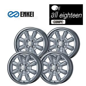 ENKEI GPC all eighteen COMPE (M/S }VjO Vo[) 6.0J x 15C` +38 PCD100 4 4{Zbg (EIGHTEEN-B001-MS-4S