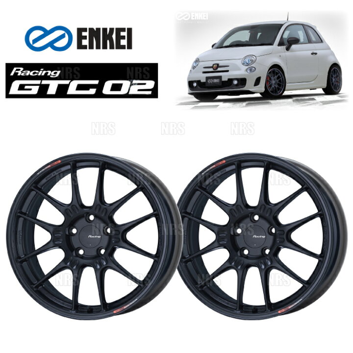 楽天市場】ENKEI エンケイ GTC02 (MBK マットブラック/ミドルフェイス 