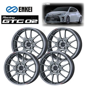 ENKEI GPC GTC02 (HS nCp[Vo[/tgtFCX) 8.0J x 18C` +45 PCD100 5 4{Zbg (GTC02-E005-HS-4S