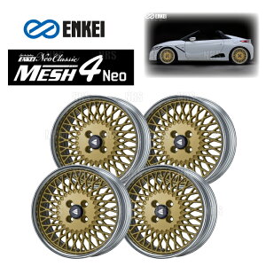 ENKEI GPC MESH4 Neo (nCfBXN/S[h) 8.0J x 16C` +13 PCD100 4 4{Zbg (MESH4NEO-H-C023-G-4S