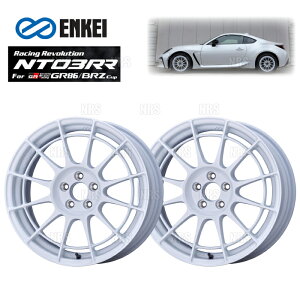 ENKEI GPC NT03RR For GR86/BRZ Cup(zCg/tgtFCX) 7.5J x 17C` +44 PCD100 5 2{Zbg (NT03RRCUP-E001-WH-2S