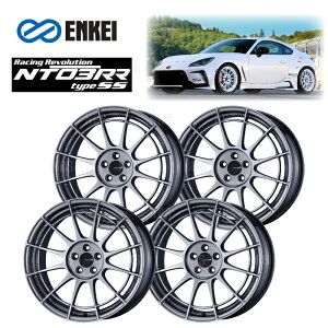 ENKEI エンケイ NT03RR type-SS (HS ハイパーシルバー/ミドルフェイス) 9.0J x 18インチ +48 PCD100 5穴 4本セット (NT03RRSS-E001-HS-4S