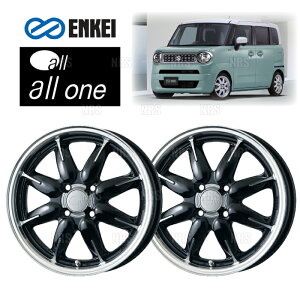 ENKEI GPC all one (M/BK }VjO ubN) 5.0J x 15C` +45 PCD100 4 2{Zbg (ONE-B001-MBK-2S