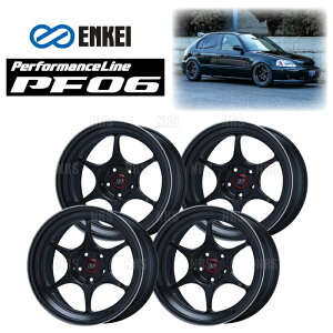 ENKEI GPC PF06 (M/BK }VjOubN/~htFCX) 9.5J x 18C` +40 PCD100 5 4{Zbg (PF06-E019-MBK-4S