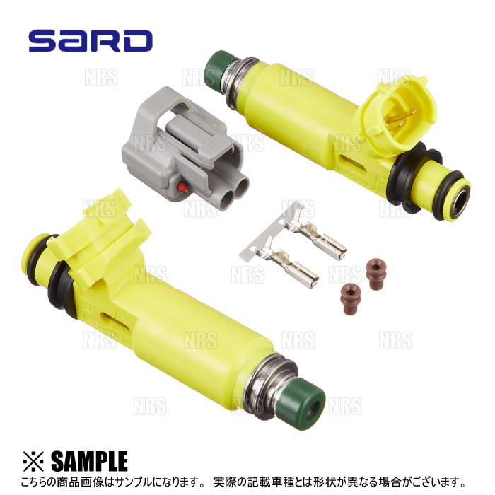 SARD サード 信憑 汎用タイプ インジェクター TOP 赤 最適な価格 300cc 63573-3S 3本セット