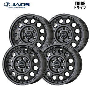 JAOS �W���I�X TRIBE �g���C�u (�}�b�g�K�����^���b�N/4�{�Z�b�g) 8.5J x 18�C���` +55mm PCD139.7 6�� �����N��300 �� (B949885MGM