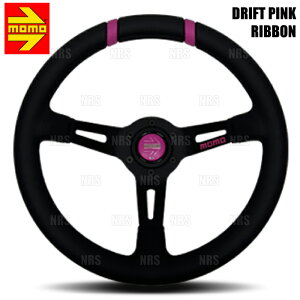 MOMO  DRIFT PINK RIBBON htg sN{ 330mm ubNU[/ubNX|[N PINK RIBBON T|[gf (AL-03