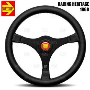 MOMO ���� RACING HERITAGE 1968 ���[�V���O�w���e�[�W 350mm �G�N�X�g���X���[�X�u���b�N���U�[/���F�A���}�C�g/�z���C�g�X�e�b�` (RH-01