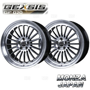 MONZA c@ GEXSIS GF020 (2{Zbg) 8.0J x 19 CZbg+45 PCD114.3 5 p[ubN|bV (GF020-801940-PBK-2S