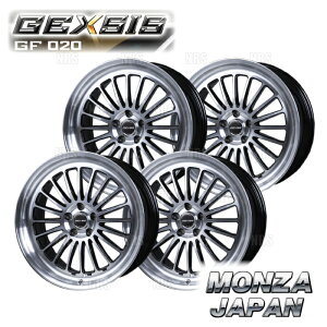 MONZA c@ GEXSIS GF020 (4{Zbg) 8.5J x 21 CZbg+42 PCD120 5 p[ubN|bV (GF020-8521422-PBK-4S