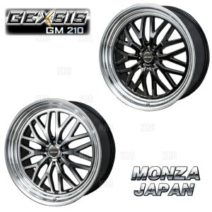 MONZA c@ GEXSIS GM210 (2{Zbg) 9.0J x 22 CZbg+30 PCD114.3 5 fBXNubN/|bV (GX210-902230-DBR-2S