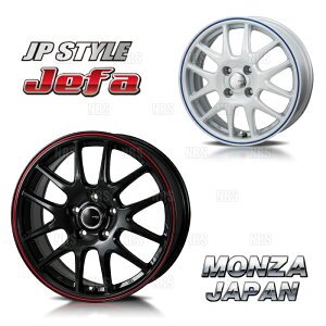 MONZA c@ JP STYLE JefaWFt@(4{Zbg) 4.5J x 15 CZbg+45 PCD100 4 p[ubN/bhC (JEFA-451545-BR-4S