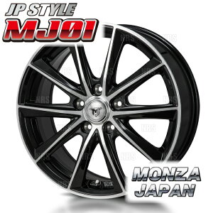 MONZA c@ JP STYLE MJ01 (4{Zbg) 6.5J x 16 CZbg+41 PCD100 5 ubN^bN/|bV (MJ01-651641-100-4S