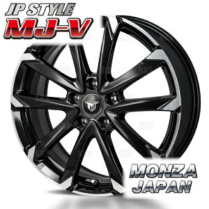 MONZA c@ JP STYLE MJ-V (4{Zbg) 5.0Jx14 CZbg+39 PCD100 4 ubN^bN/|bV (MJV-501439-100-4S