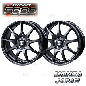 MONZA c@ R-VERSION FS99 (2{Zbg) 8.5J x 18 CZbg+45 PCD114.3 5 `^K^ (FS99-851845-TG-2S