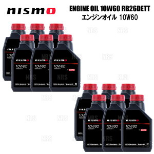 NISMO jX ENGINE OIL GWIC 10W60 RB26DETT GWIC 1L x 12{ (KL101-RN641-12S