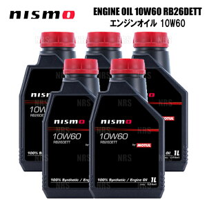 NISMO jX ENGINE OIL GWIC 10W60 RB26DETT GWIC 1L x 5{ (KL101-RN641-5S