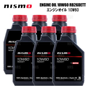 NISMO jX ENGINE OIL GWIC 10W60 RB26DETT GWIC 1L x 6{ (KL101-RN641-6S