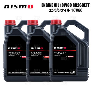 NISMO jX ENGINE OIL GWIC 10W60 RB26DETT GWIC 4L x 3{ (KL101-RN644-3S