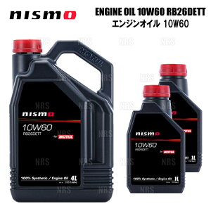 NISMO jX ENGINE OIL GWIC 10W60 RB26DETT GWIC 6L (4Lx1{A1Lx2{) (KL101-RN644/KL101-RN641-2S