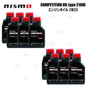 NISMO jX COMPETITION OIL RyeBVIC type 2108E (0W30) GWIC 1L x 12{ 12L/12b^[ (KL000-RS351-12S