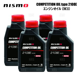NISMO jX COMPETITION OIL RyeBVIC type 2108E (0W30) GWIC 1L x 4{ 4L/4b^[ (KL000-RS351-4S