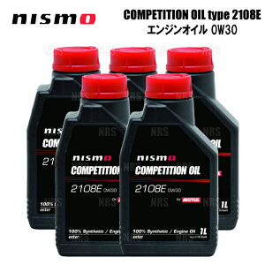 NISMO jX COMPETITION OIL RyeBVIC type 2108E (0W30) GWIC 1L x 5{ 5L/5b^[ (KL000-RS351-5S