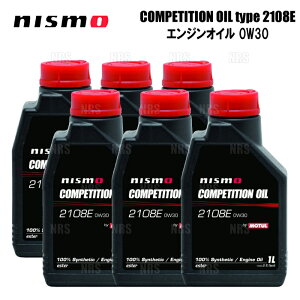 NISMO jX COMPETITION OIL RyeBVIC type 2108E (0W30) GWIC 1L x 6{ 6L/6b^[ (KL000-RS351-6S