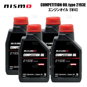 NISMO jX COMPETITION OIL RyeBVIC type 2193E (5W40) GWIC 1L x 4{ 4L/4b^[ (KL050-RS401-4S