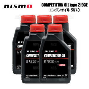 NISMO jX COMPETITION OIL RyeBVIC type 2193E (5W40) GWIC 1L x 5{ 5L/5b^[ (KL050-RS401-5S