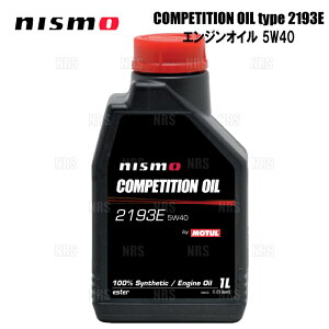 NISMO jX COMPETITION OIL RyeBVIC type 2193E (5W40) GWIC 1L x 1{ (KL050-RS401