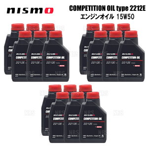 NISMO jX COMPETITION OIL RyeBVIC type 2212E (15W50) GWIC 1L x 18{ 18L/18b^[ (KL150-RS551-18S
