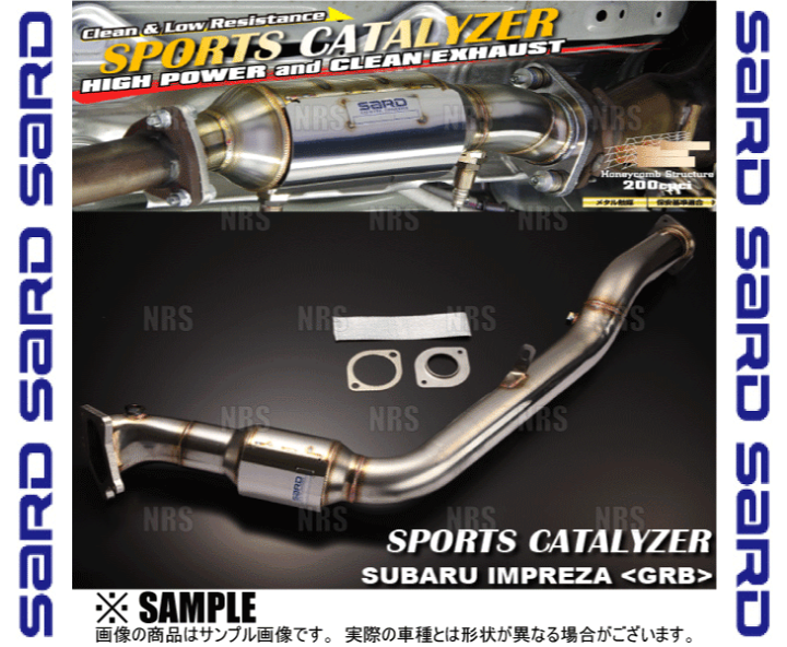 楽天市場】SARD サード スポーツキャタライザー インプレッサ WRX STI