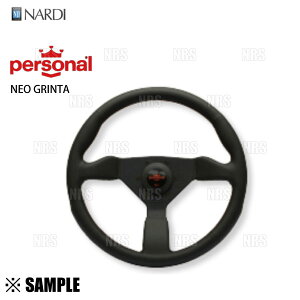 ���ʌ��� ����� NARDI �p�[�\�i�� �l�I�O�����^�@330mm/33�p�C�@�u���b�N���U�[/���b�h�X�e�b�` (P024