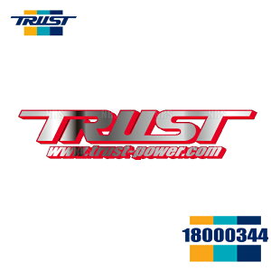 TRUST �g���X�g GReddy �O���b�f�B�[ �~���[�X�e�b�J�[ (TRUST���S/���b�h) W180mm×H37mm (18000344