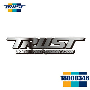 TRUST �g���X�g GReddy �O���b�f�B�[ �~���[�X�e�b�J�[ (TRUST���S/�u���b�N) W180mm×H37mm (18000346