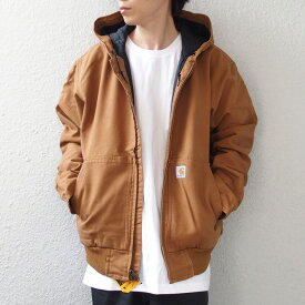 Carhartt カーハート ジャケット アクティブジャケット ルーズフィット 定番 人気 コットン ダック地 ウォッシュ加工 LOOSE FIT WASHED DUCK INSULATED USAモデル [104050] [J130] 【carhartt ジャケットカーハート アウター メンズ 大きいサイズ 】【あす楽対応】