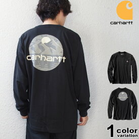 Carhartt カーハート Tシャツ 長袖 ロンT ポケットTシャツ バックプリント リラックスフィット Relaxed Fit Heavyweight Mountain Graphic Pocket L/S T-Shirt USAモデル [105955] [TK5955-M] 【長袖tシャツ メンズ トップス 大きいサイズ 】【あす楽対応】【メール便対応】