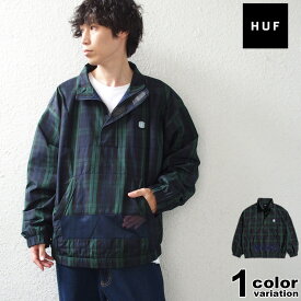 ハフ HUF トラックジャケット メンズ CAMDEN PLAID TRACK JACKET (huf JK00393 アウター ジャケット ストリート スケート チェック柄) 【あす楽対応】