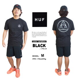 HUF (ハフ) Tシャツ 半袖 tシャツ CIRCLE TRIPLE TRIANGLE TEE (2色) [TS00036] 【huf tシャツ ハフ 半袖 Tシャツ メンズ ファッション 大きいサイズ 2XL XXL】【あす楽対応】 【メール便対応】