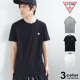 ゲス GUESS Tシャツ 半袖 メンズ レディース TRIANGLE LOGO PATCH TEE (guess tシャツ ティーシャツ T-SHIRTS カットソー トップス M93I60I3Z00) 【あす楽対応】 【メール便対応】