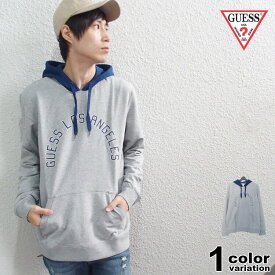 【guess パーカー】 GUESS ゲス パーカー プルオーバー GLEN HOODIE FLEECE PARKA スウェット アメカジ メンズ レディース M93Q32K6ZS0