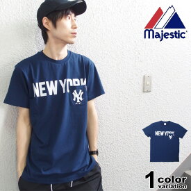 majestic マジェスティック ポケット Tシャツ 半袖 メンズ ニューヨーク ヤンキース Tシャツ [MM01-NYK-8S19]【あす楽対応】 【メール便対応】