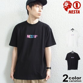 ネスタブランド NESTA BRAND Tシャツ 半袖 メンズ 212NB1005 ビッグシルエット 3D グラデ ロゴ Tシャツ (nesta brand tシャツ トップス ネスタ) 【あす楽対応】 【メール便対応】