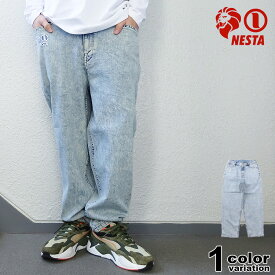 ネスタブランド NESTA BRAND ブリーチ バギー ストレッチ デニムパンツ 221NB1800 (nesta brand メンズ ジーンズ ジーパン) 【あす楽対応】