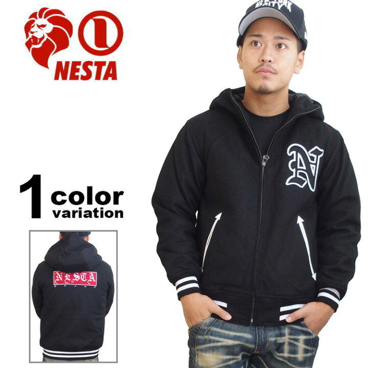 楽天市場 Nesta Brand ネスタブランド スタジアムジャケット Studium Hoodie Jkt J1508f ネスタ Ma 1 フライトジャケット ストリート B 系 Hiphop ヒップホップ メンズ ファッション 大きいサイズ 15年新作 あす楽対応 Abot