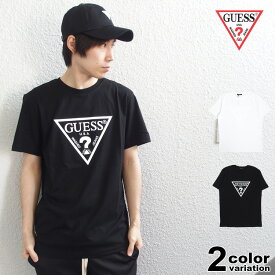 ゲス GUESS Tシャツ 半袖 メンズ レディース Original Triangle Logo PVC Print Tee (guess tシャツ トライアングル ロゴ ティーシャツ T-SHIRTS カットソー トップス MJ2K9406MI) 【あす楽対応】 【メール便対応】